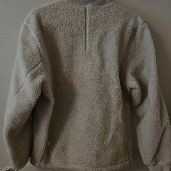Lululemon High Pile Fleece Half Zip NWT Size S Bone - Picture 2 of 4